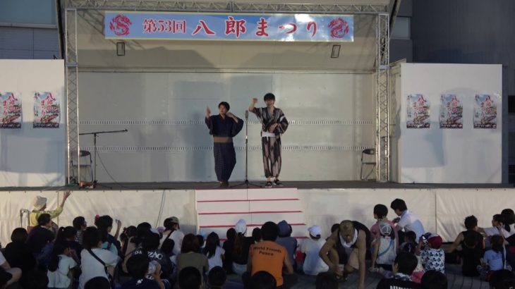 【爆笑】秋田県潟上市出身のお笑い芸人ねじ秋田弁コント（八郎まつり）