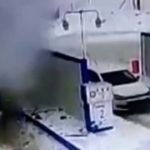 【衝撃映像】ガソリンスタンドで車が突然爆発　ロシア/メレウス市　2020年2月1日(現地)