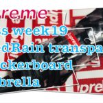 【 Supreme 】20ss week19 ShedRain Transparent Checkerboard Umbrella 商品紹介動画（4K対応）