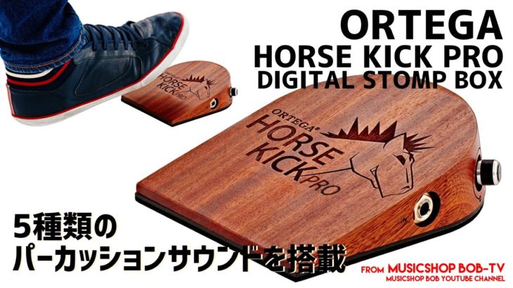 ORTEGA HORSE KICK PRO【商品紹介】デジタルストンプボックス《在庫有・販売可》