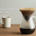 [KINTO] SCS carafe set for cotton paper filter Product Guide