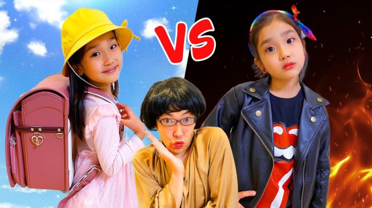 【寸劇】24時間よいこ vs わるいこ対決！学校にお菓子を持ってきたらダメ！