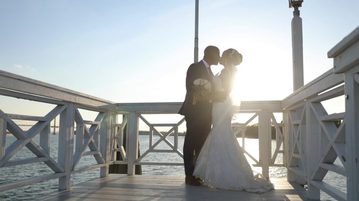 Jasmin & Rowen’s fairy tale wedding at Marina Del Rey in the Bronx, NY