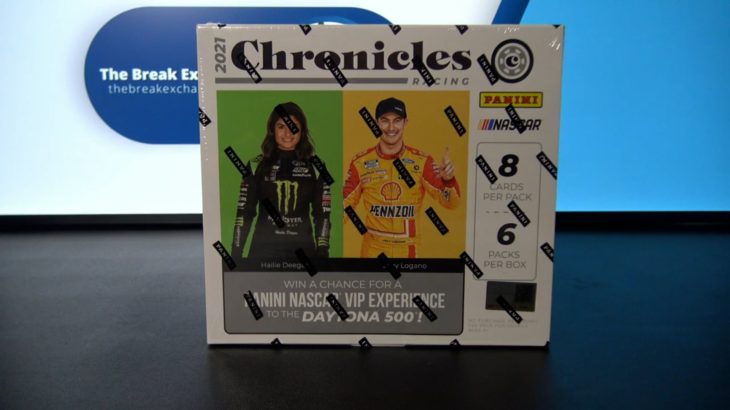1 Box of 2021 Panini Chronicles Racing (Random First Letter of Last Name) (Break ID: 30137)