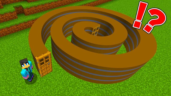 変なドアに入った結果…ドアアスレチックチャレンジ【 マイクラ / マインクラフト 】