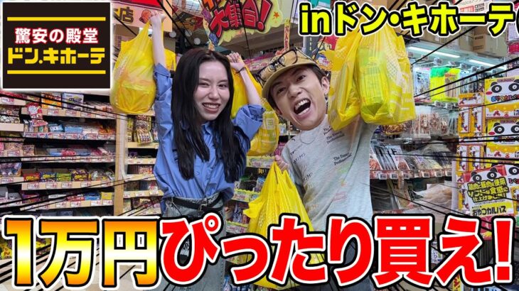 【爆買】ドン・キホーテで合計金額ぴったり１万円になるまで終われないショッピング！！！