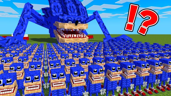 大量シンソニックVS最強セキュリティ【 マイクラ / マインクラフト 】