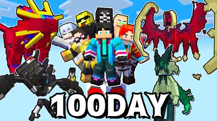 色違いポケモンワンブロックで100日生き残れるか？【 マイクラ / マインクラフト 】