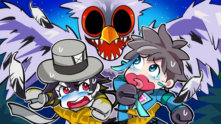 超怖いフクロウがいる森で99日サバイバルした結果…　【ロブロックス/ROBLOX】