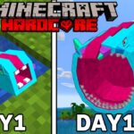 危険なBloopに変身して100日生き残れるか　100DAYS【 マイクラ / マインクラフト 】