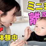 育児経験ゼロのみゆがミニぎしに手料理を振る舞ってあげたい！